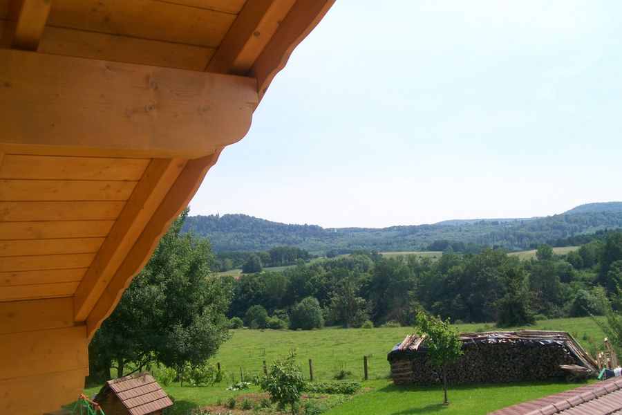 Chalet Vue Extérieure Coté Terrasse